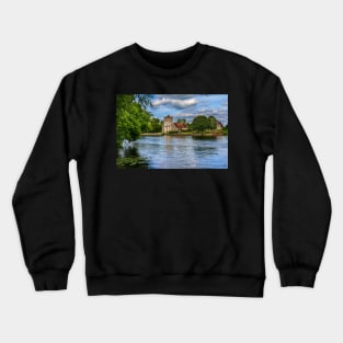 Across the Thames To Bisham Church Crewneck Sweatshirt